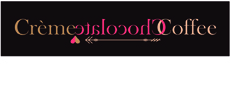 logotipo creme chocolate coffee